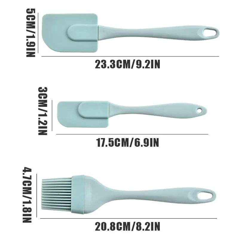Silicone Cake Scraper Non-Stick Cake Cream Spatula