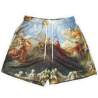Embroidery gym shorts
