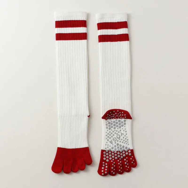 Women Five-finger Professional Pilates Socks