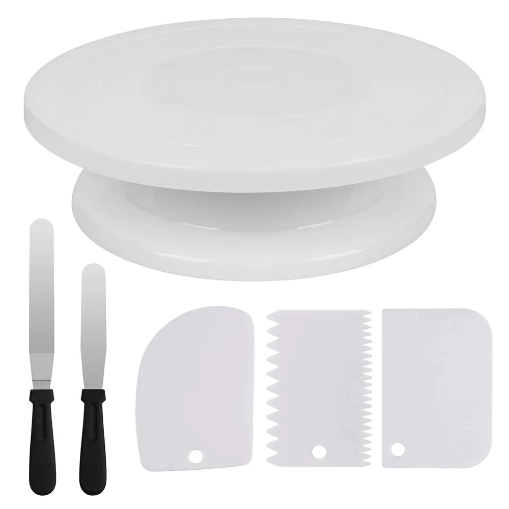 1/6pcs Cake Turntable
