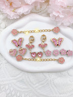 14pcs Fashion ABS Shoe Charms