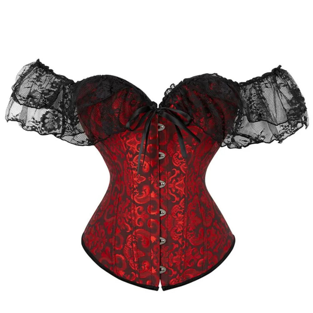 Floral Overbust Corset