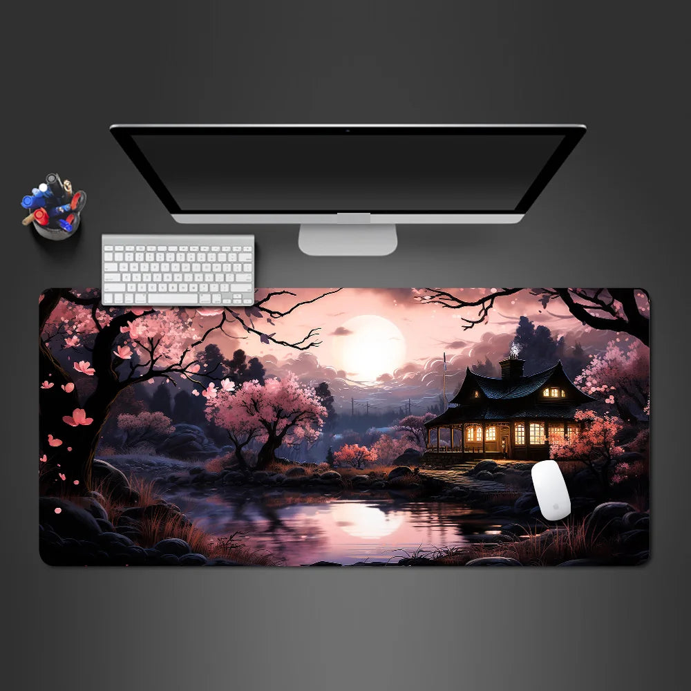 Mouse Pad Sakura Landscape