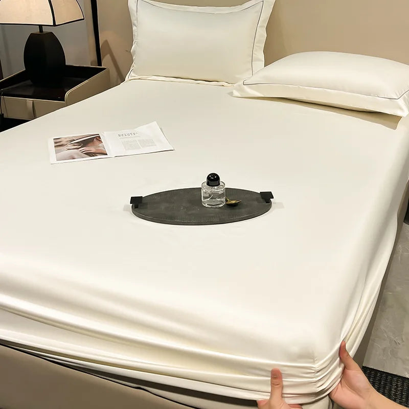 Ice Silk Fitted Sheet 90x200cm