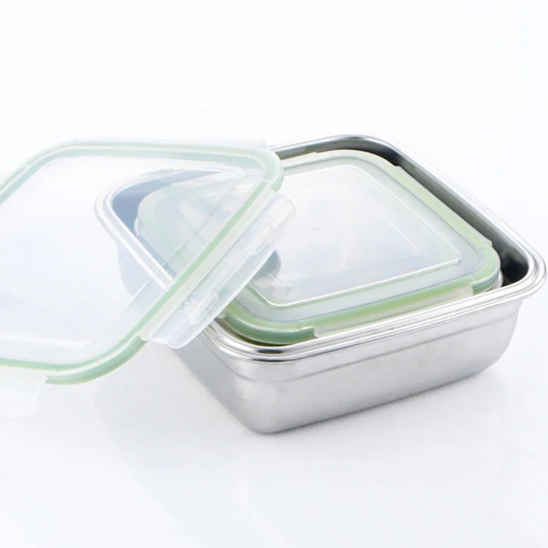 3 Pieces Stainless Steel Food Containers