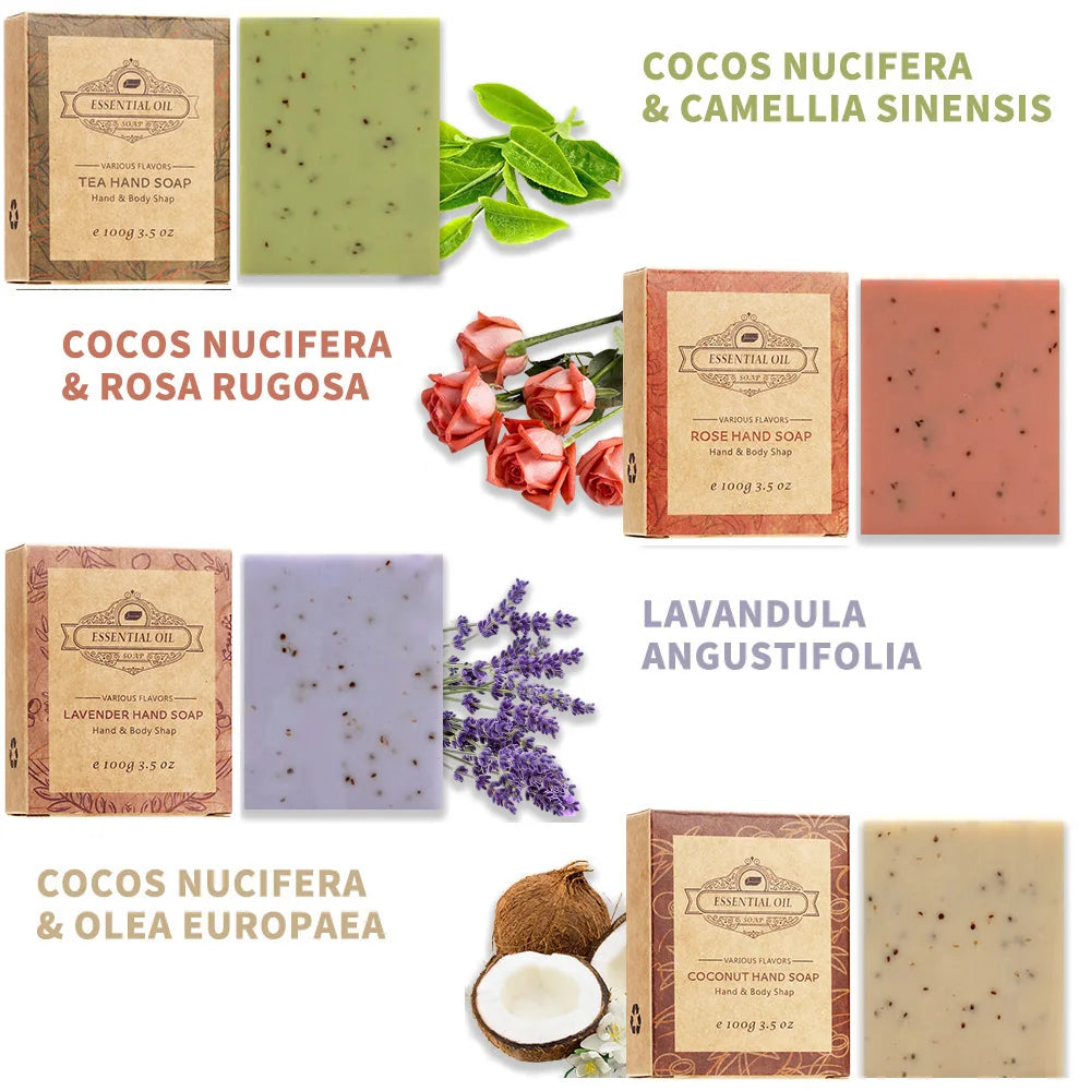 4 Pack Of Lavender Frosted Soap