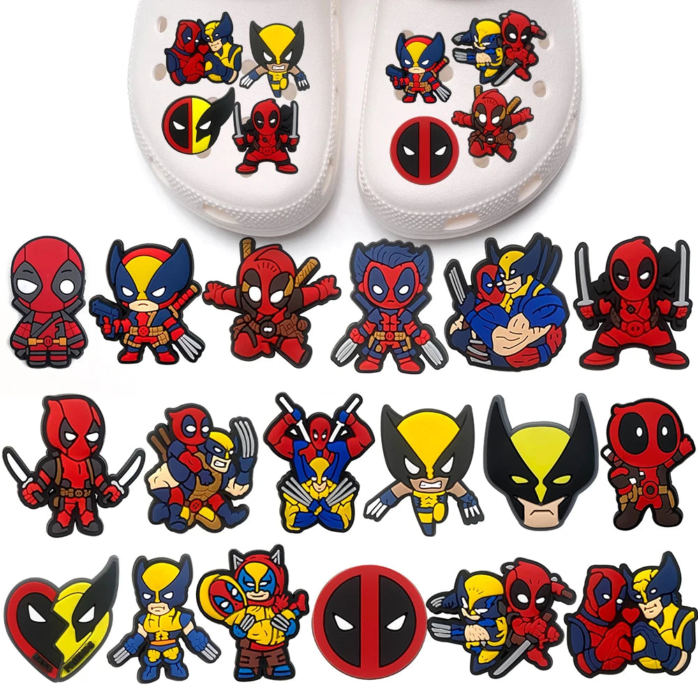 9-28Pcs Hot Toys Cartoon Series Shoe Charms