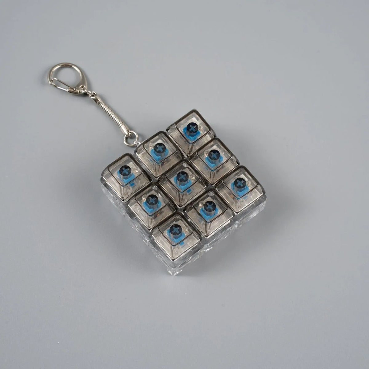LED Light Keyboard Keychain