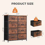 MCQ Fabric 8 Drawers
