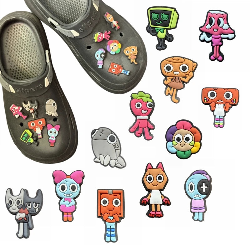12pcs Dandys World Game series Shoe Charm