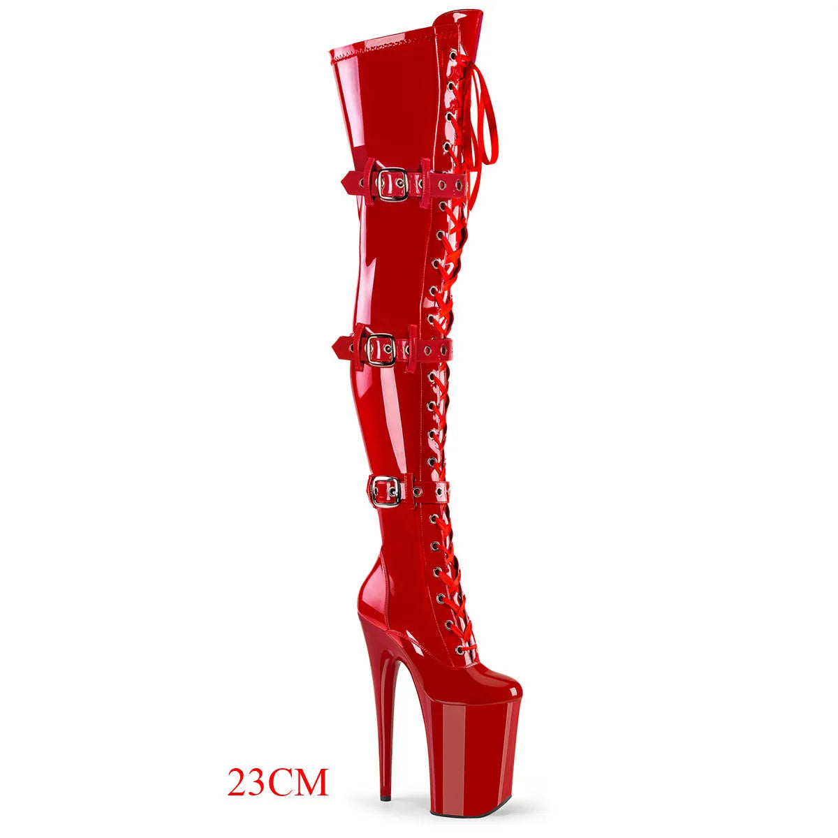Gladiator thigh high boots