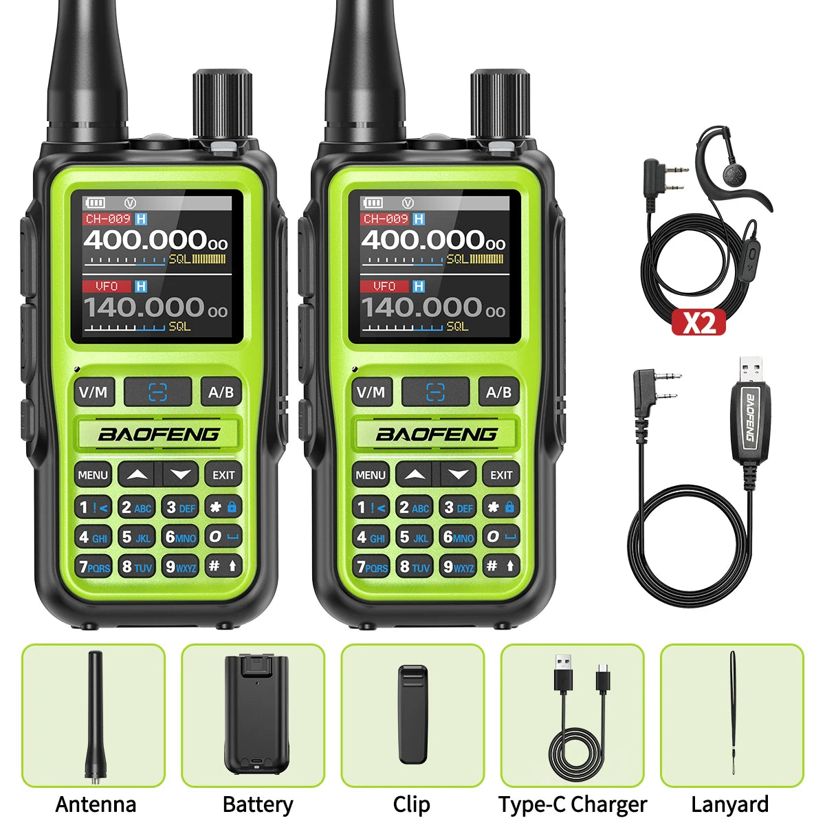 BAOFENG UV-5R Mini Walkie Talkie Multi Band