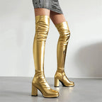 SGESVIER Women's Over the Knee High Boots