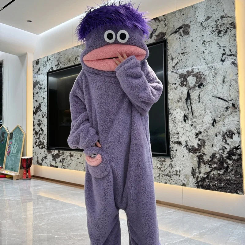 Cartoon Monster Onesie Pajamas