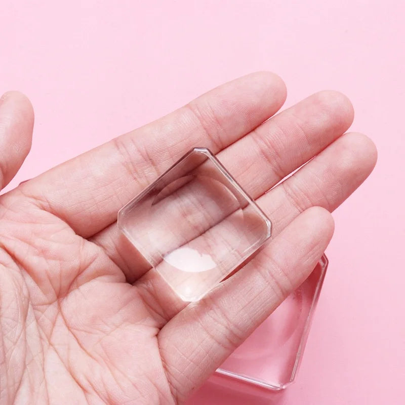 Crystal Glass Eyelash Glue Pallet