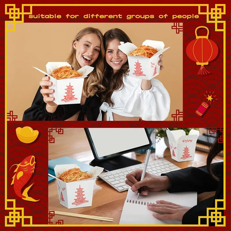 Pagoda Chinese Takeout Food Containers