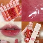 6 color  little bear lip gloss
