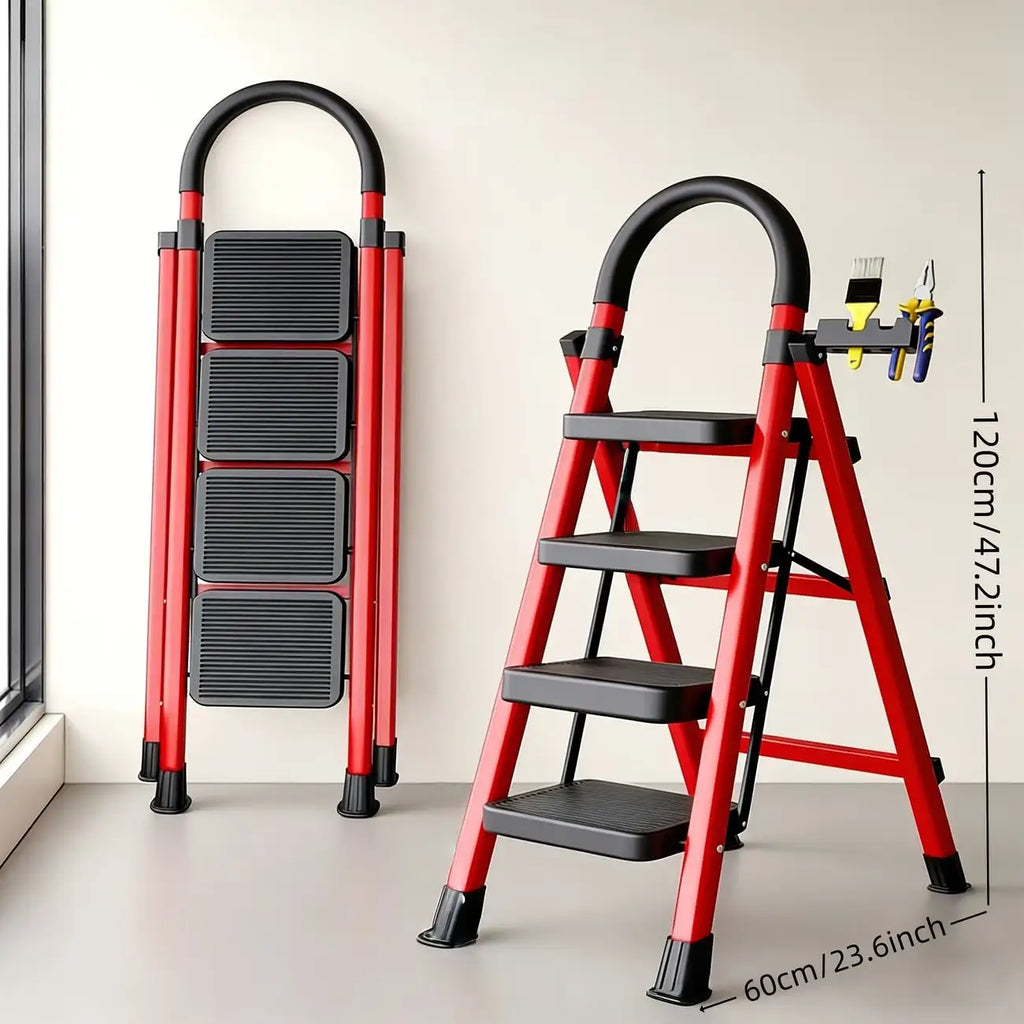 500lbs Load-Bearing Folding Step Ladder,