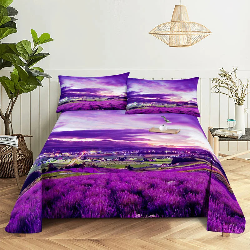 Purple animated Bed Sets