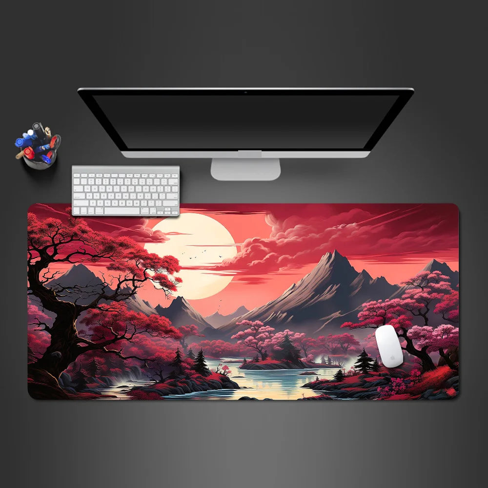 Mouse Pad Sakura Landscape