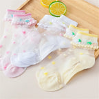 5 Pairs Short Ankle Socks