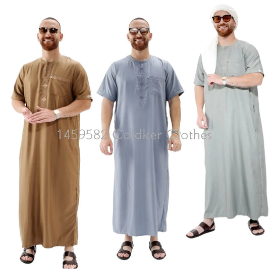 Muslim Abaya Islamic Clothing Men Kaftan