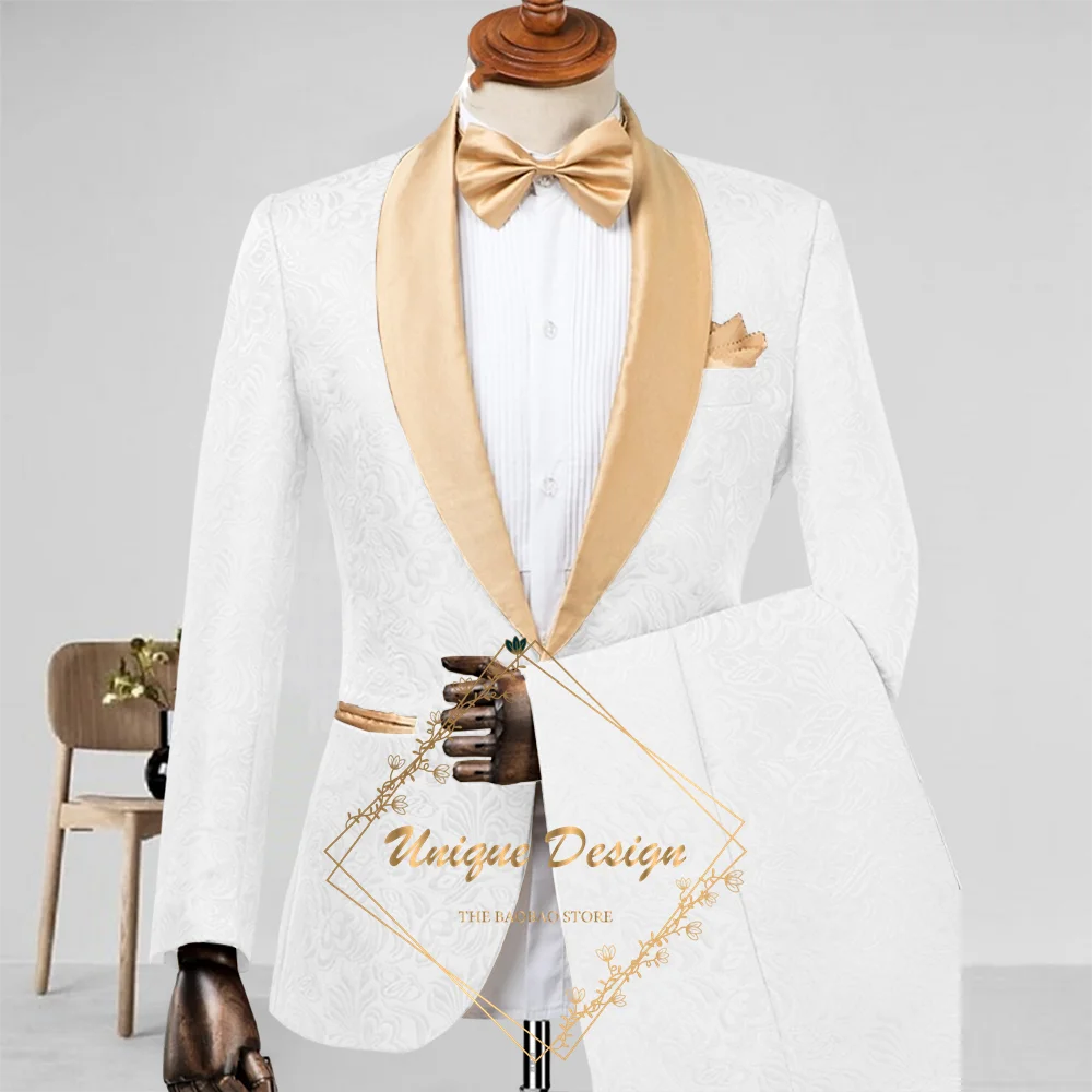 Champagne Men's Suit 2-Piece Set