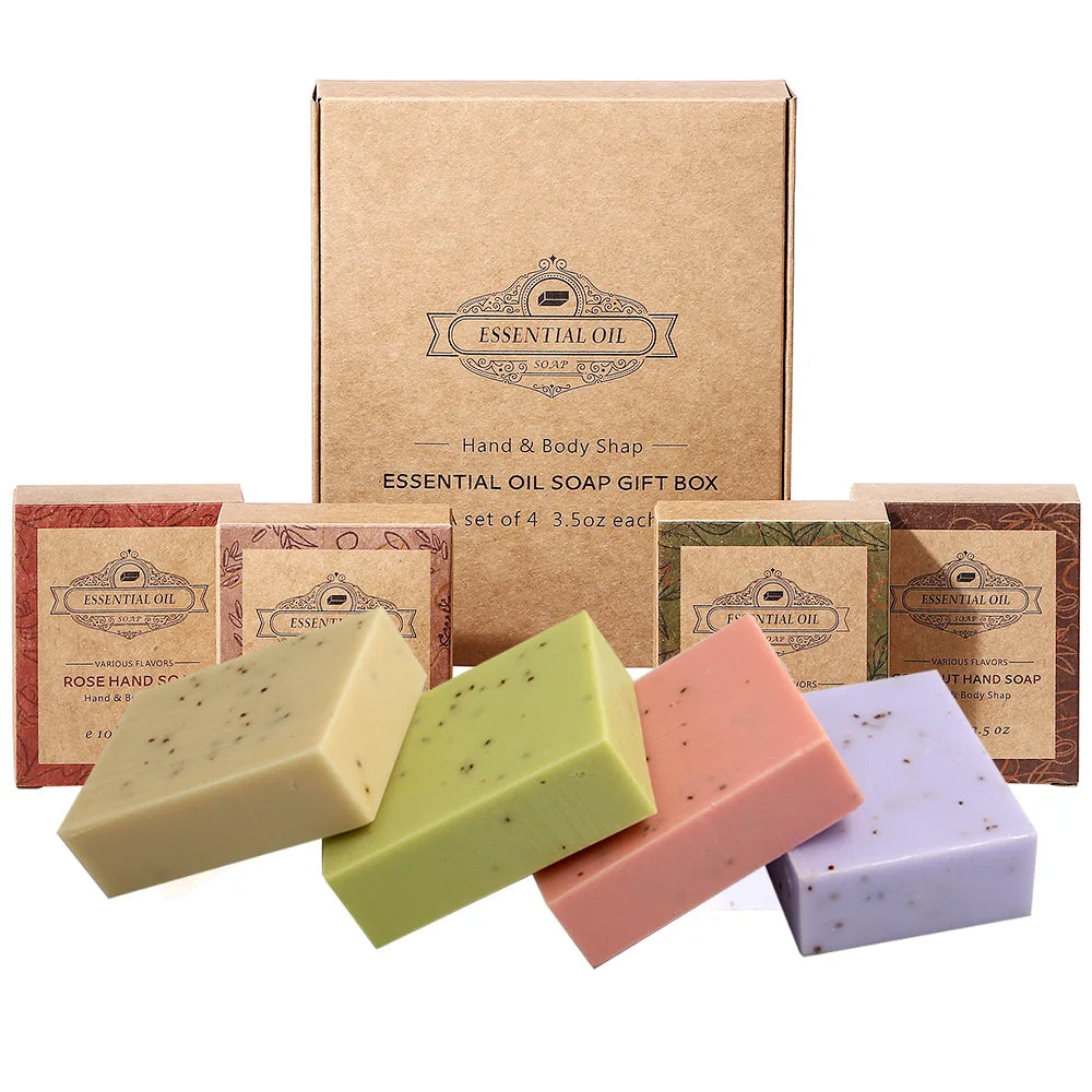 4 Pack Of Lavender Frosted Soap
