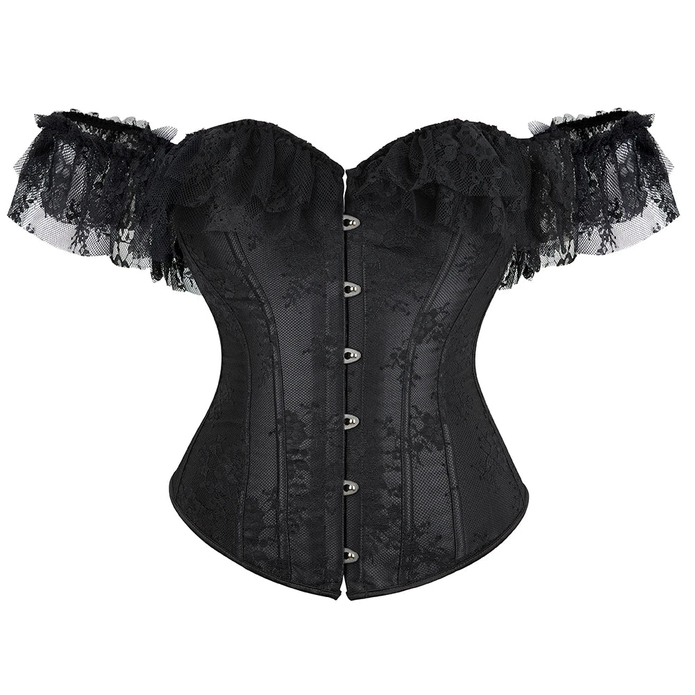 Floral Overbust Corset