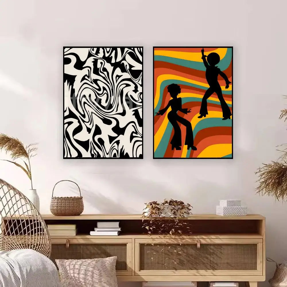 Art R-Retro Abstract Nourishing Soul Poster