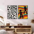Art R-Retro Abstract Nourishing Soul Poster