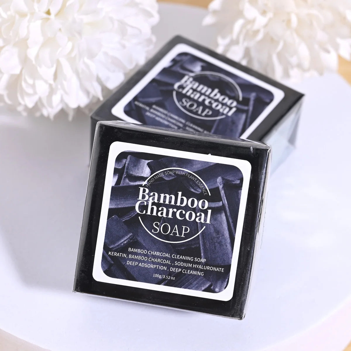 Bamboo Charcoal Powder Deep Cleaning Soap