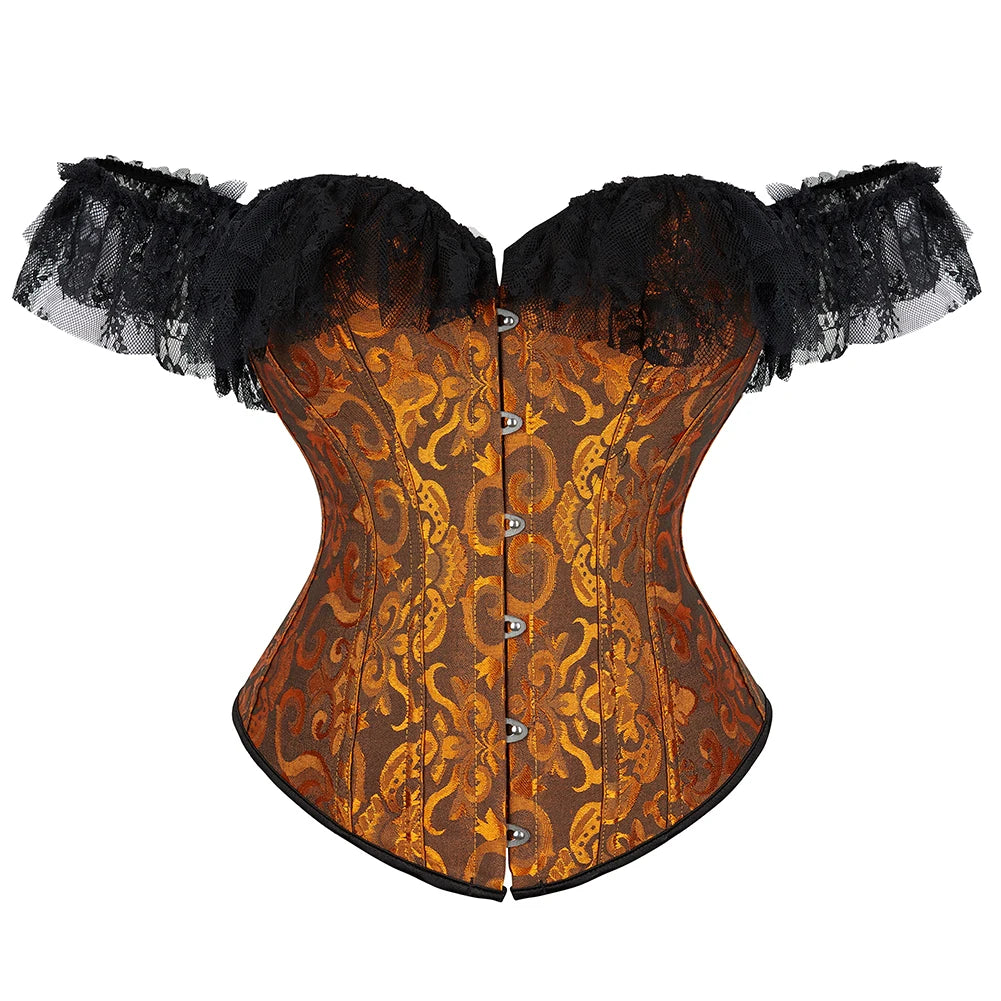 Floral Overbust Corset