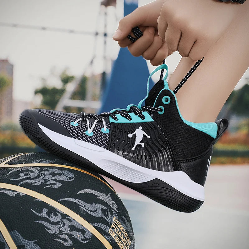 Non-Slip Cushion Boys Basketball Sneakers