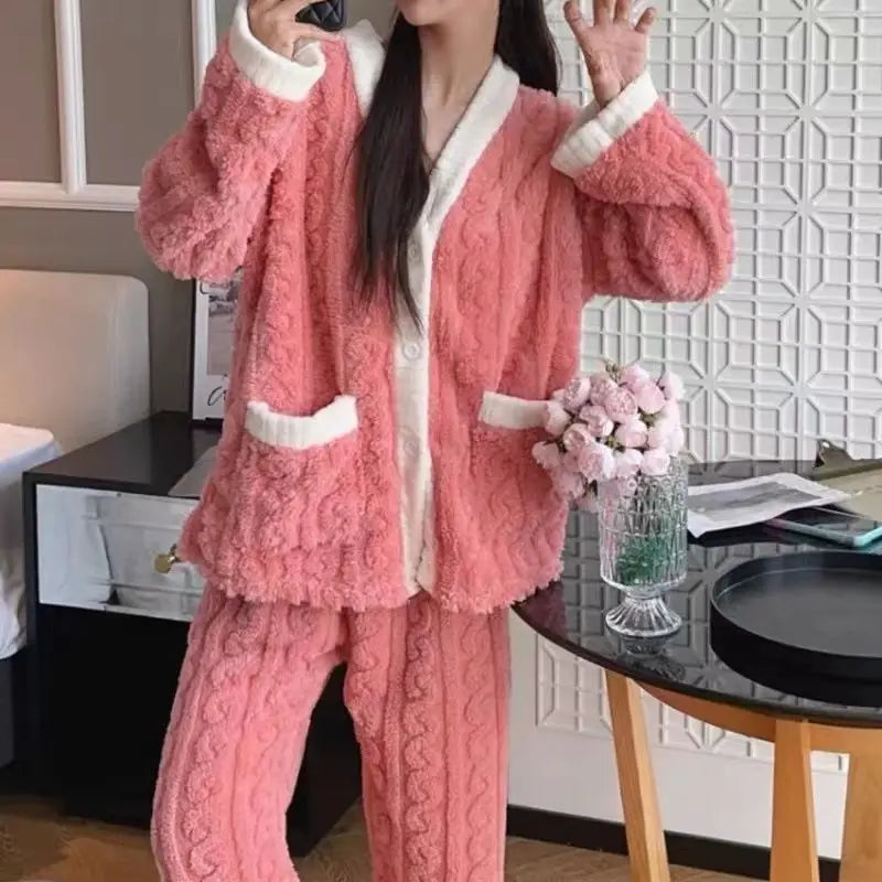 Women's Pajamas Set Winter