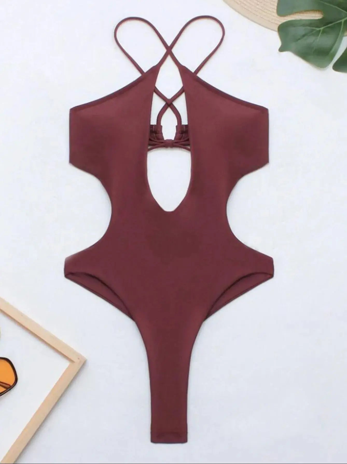 High Waist Spring Bathing Suit Bandage Beachwear