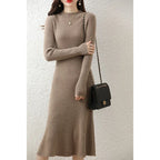 Cashmere Sweater Women's Knitted Dresses