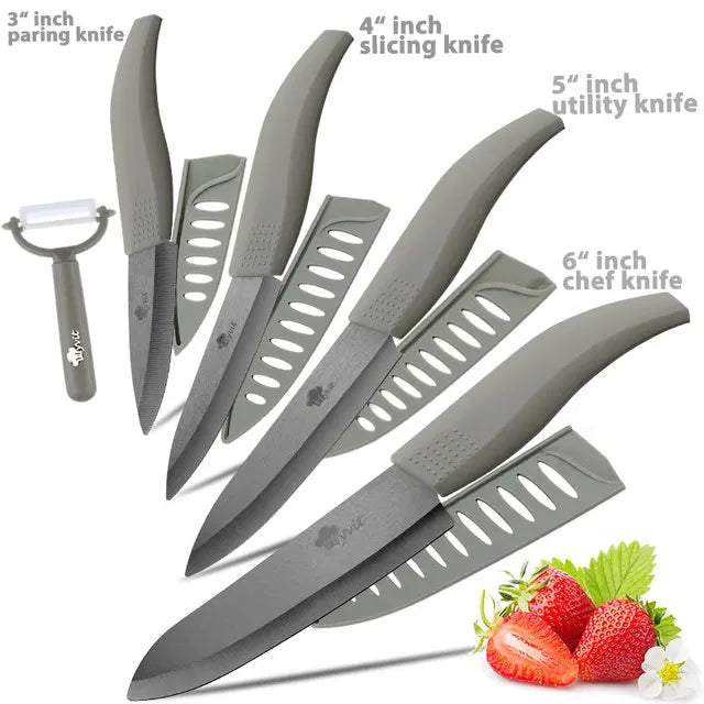 Ceramic Kitchen Knives Set