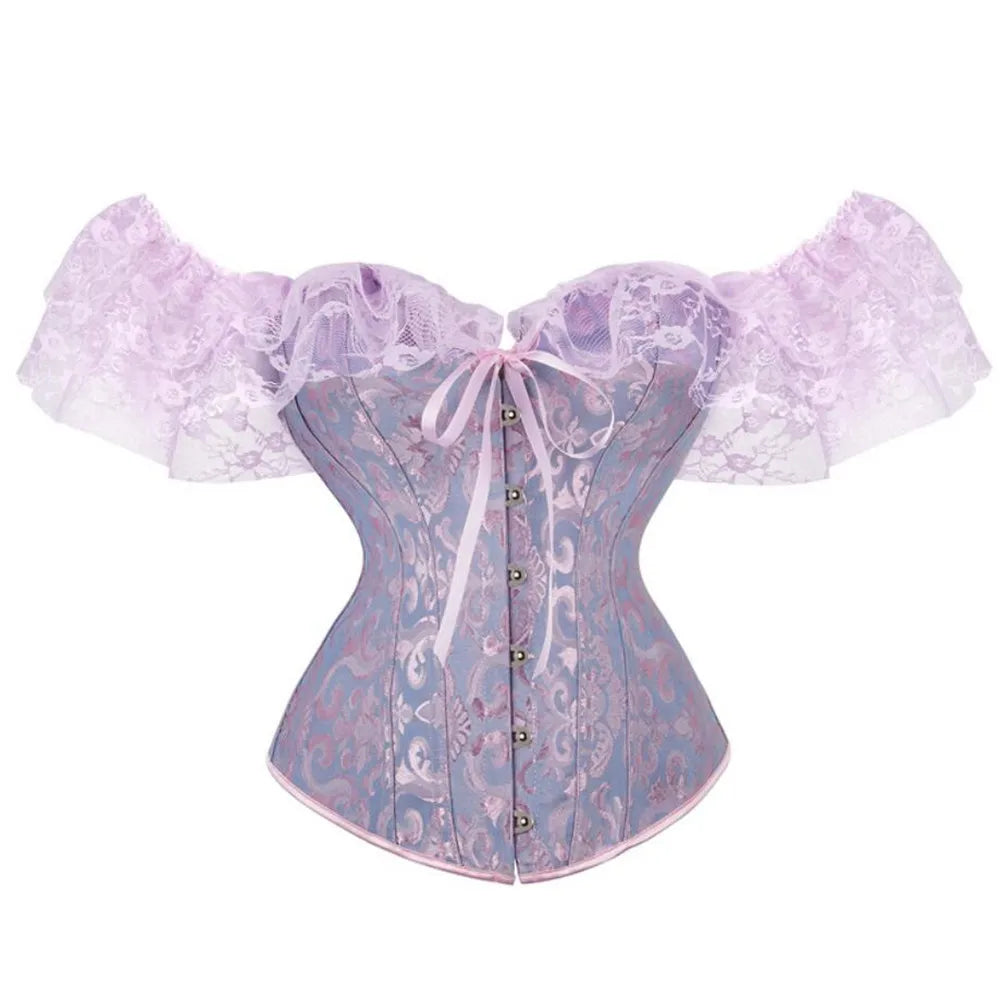 Floral Overbust Corset