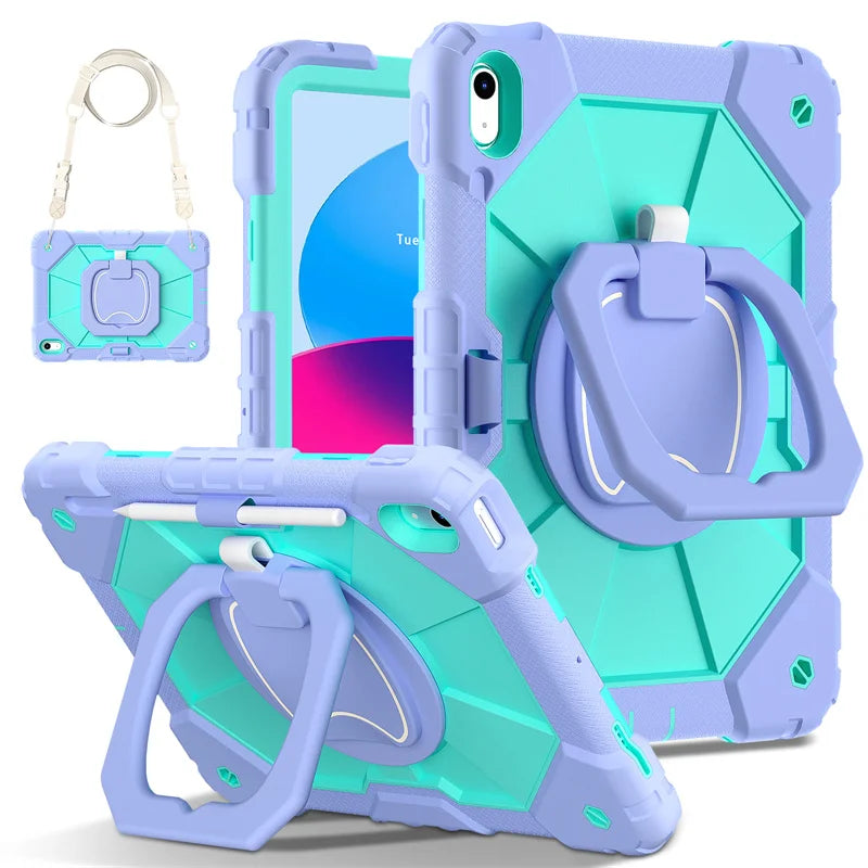 Generation Case Shockproof Tablet Cover For iPad Air 7 6 5 4 10.9 3 Pro