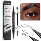 Two-pronged Eyebrow Pencil Waterproof