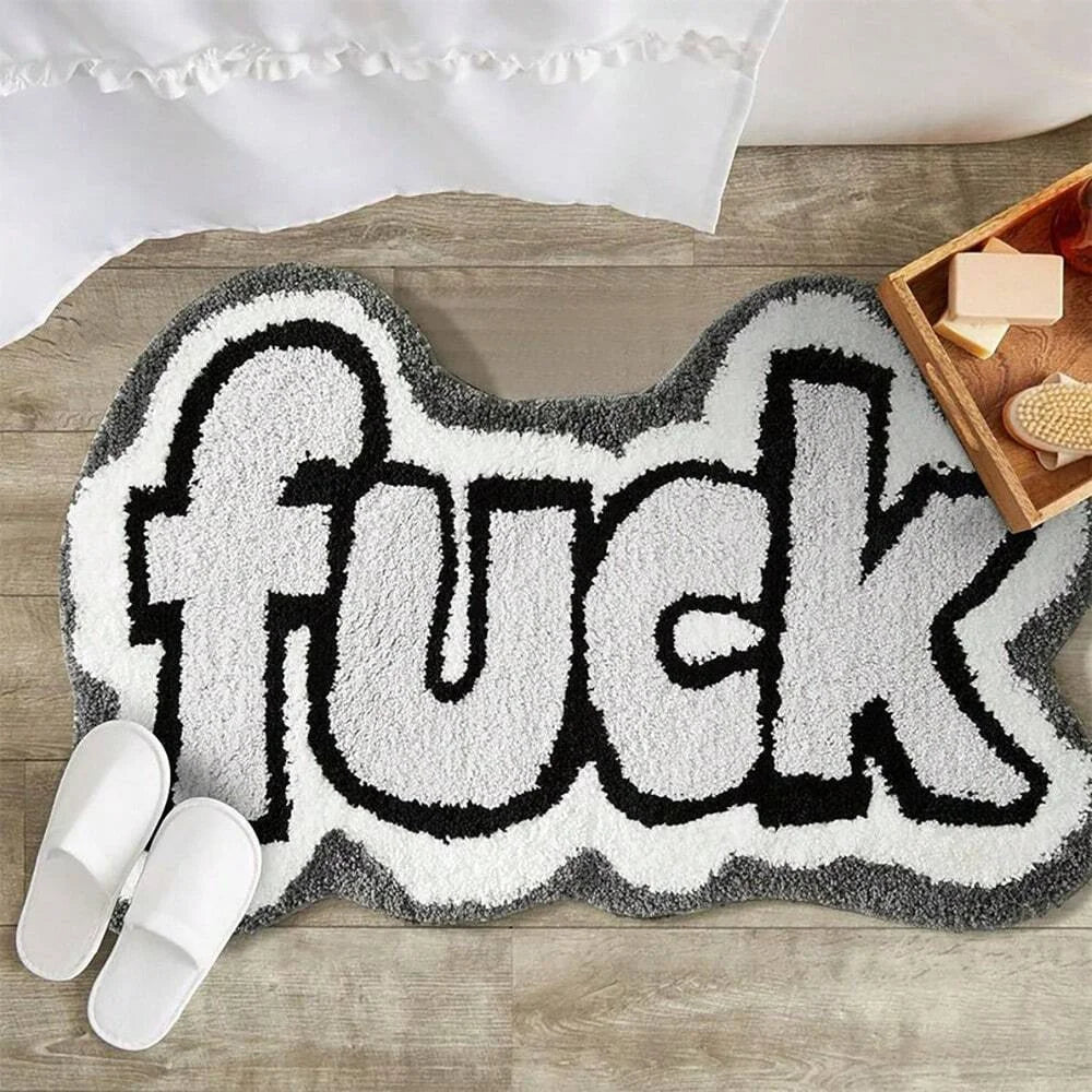 VIKAMA Cute Funky Bathroom Rugs