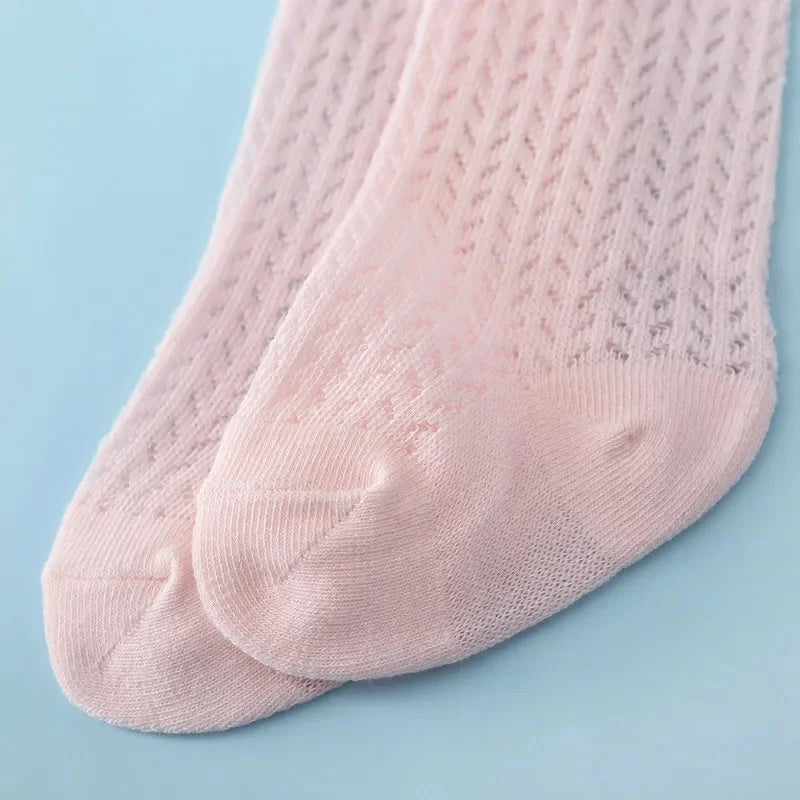 0-24Month Baby Girl Socks Toddler Bow Cotton Mesh Lace