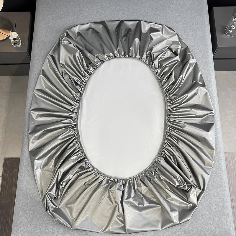 Satin Waterproof Fitted Sheet
