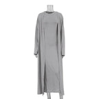 Elegant 2 Piece Bodycon Long Sleeve Cardigan