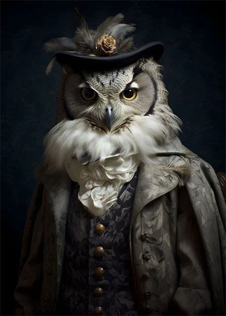 Aristocrat Animals Portrait Posters
