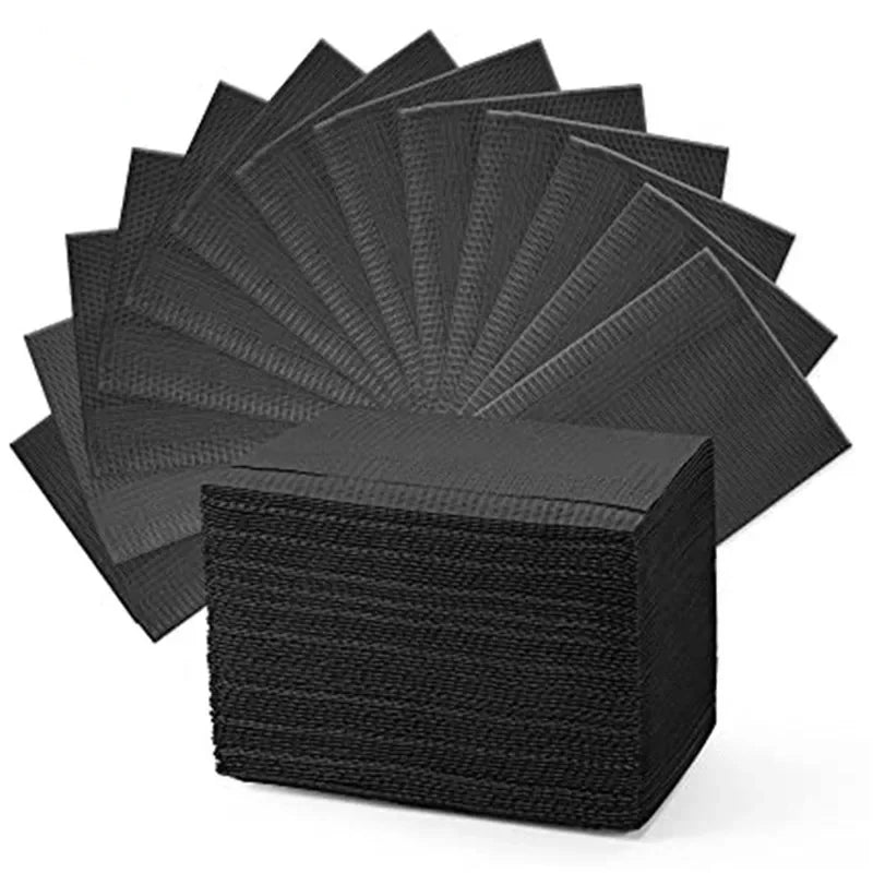 125/50/20Pcs Black One-time Tattoo Cleaning Wipes