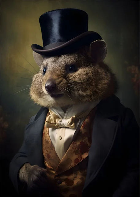 Aristocrat Animals Portrait Posters