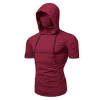 Mens Gym Thin masked Hoodie