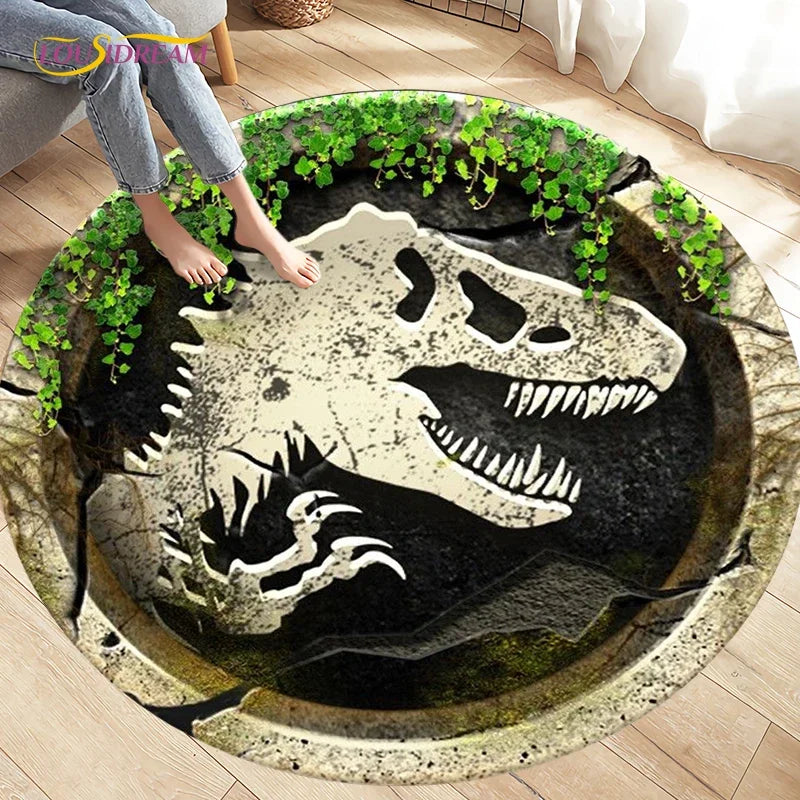 Jurassic Park Cartoon Dinosaur Carpets